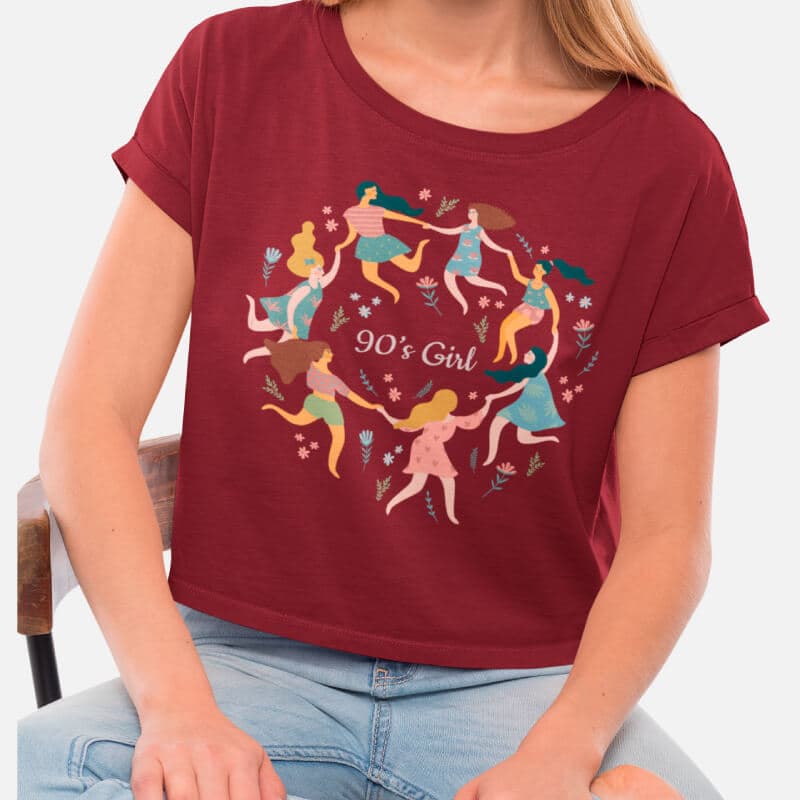 90's Girl - Crop Top