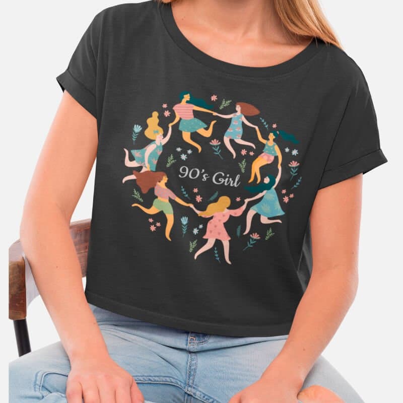 90's Girl - Crop Top - Image 2