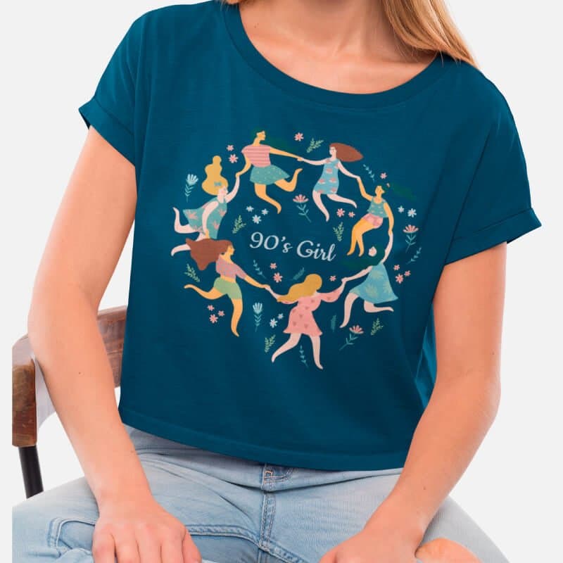 90's Girl - Crop Top - Image 5