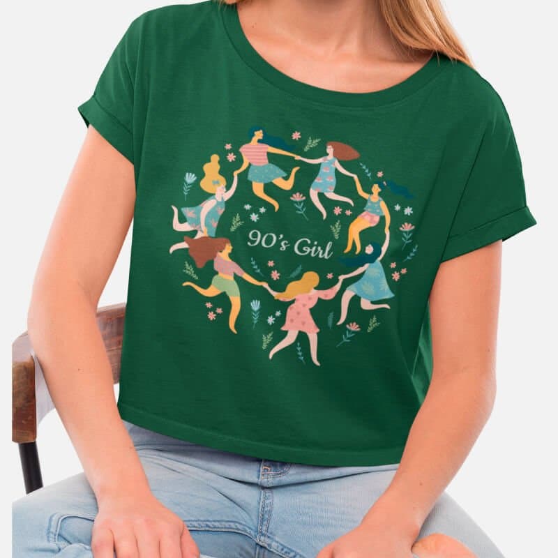 90's Girl - Crop Top - Image 4