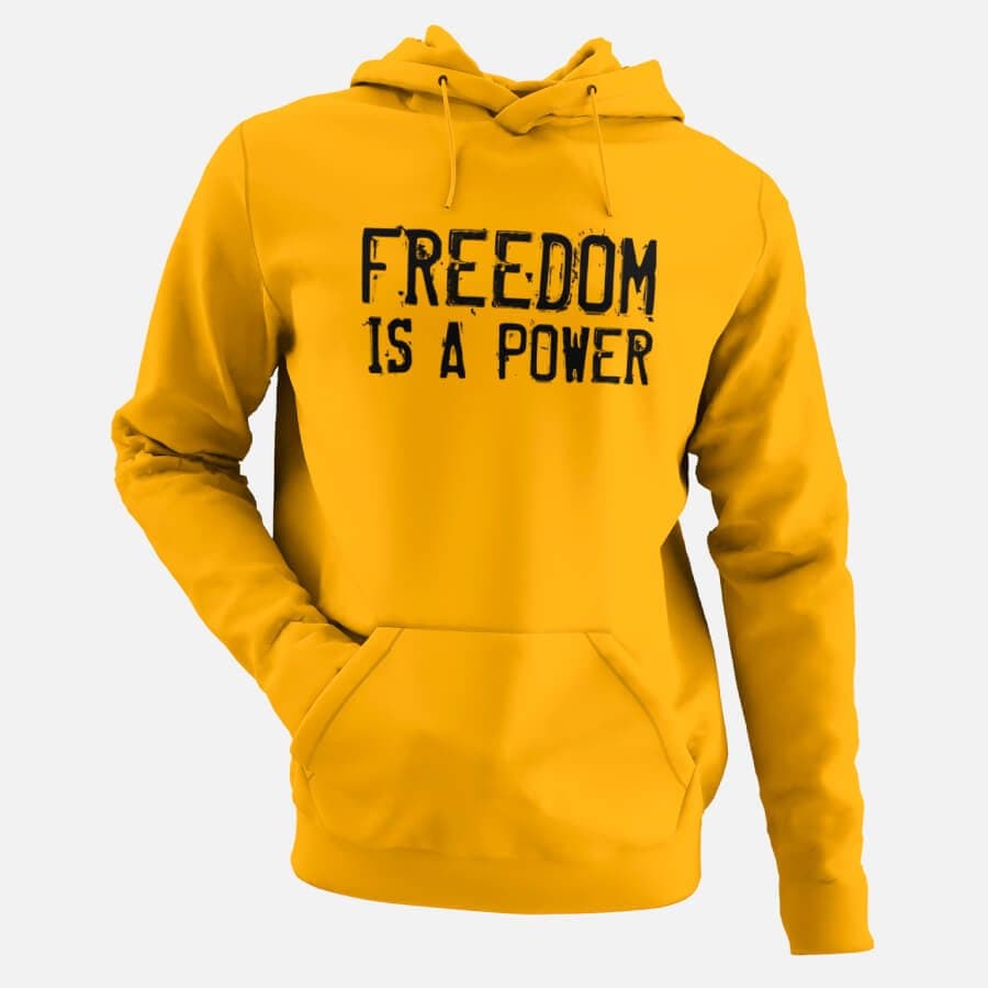 Freedom is a Power - Men's Hoodies - Image 2