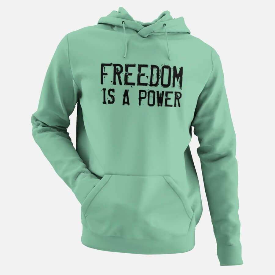 Freedom is a Power - Men's Hoodies - Image 4
