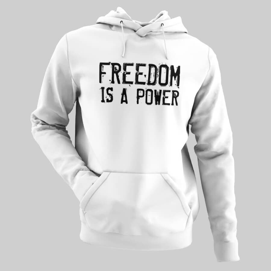 Freedom is a Power - Men's Hoodies - Image 3