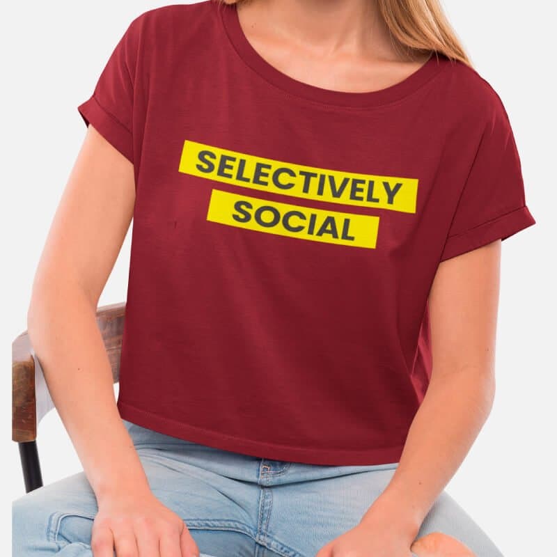 Selectively Social - Crop Top - Image 5