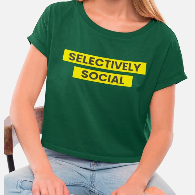 Selectively Social - Crop Top - Image 4