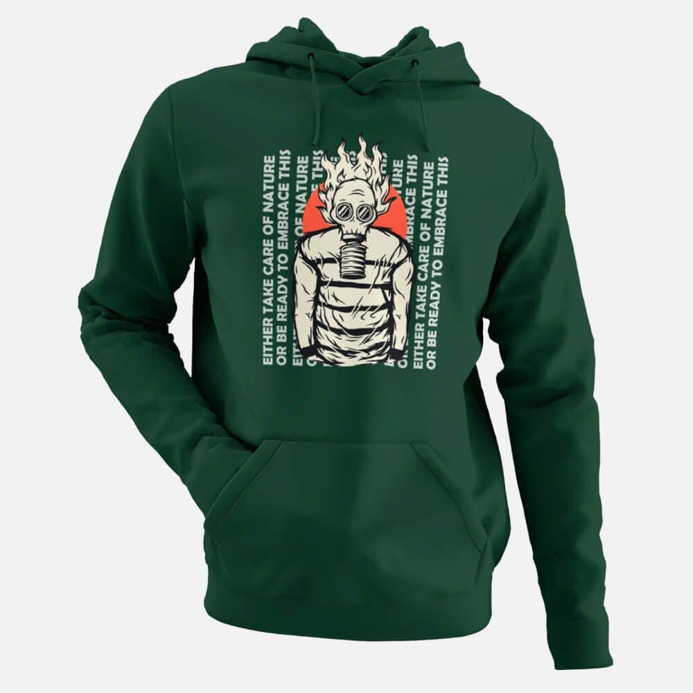 Care For Nature - Men's Hoodies - Image 4
