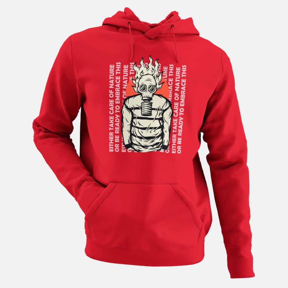 Care For Nature - Men's Hoodies - Image 3