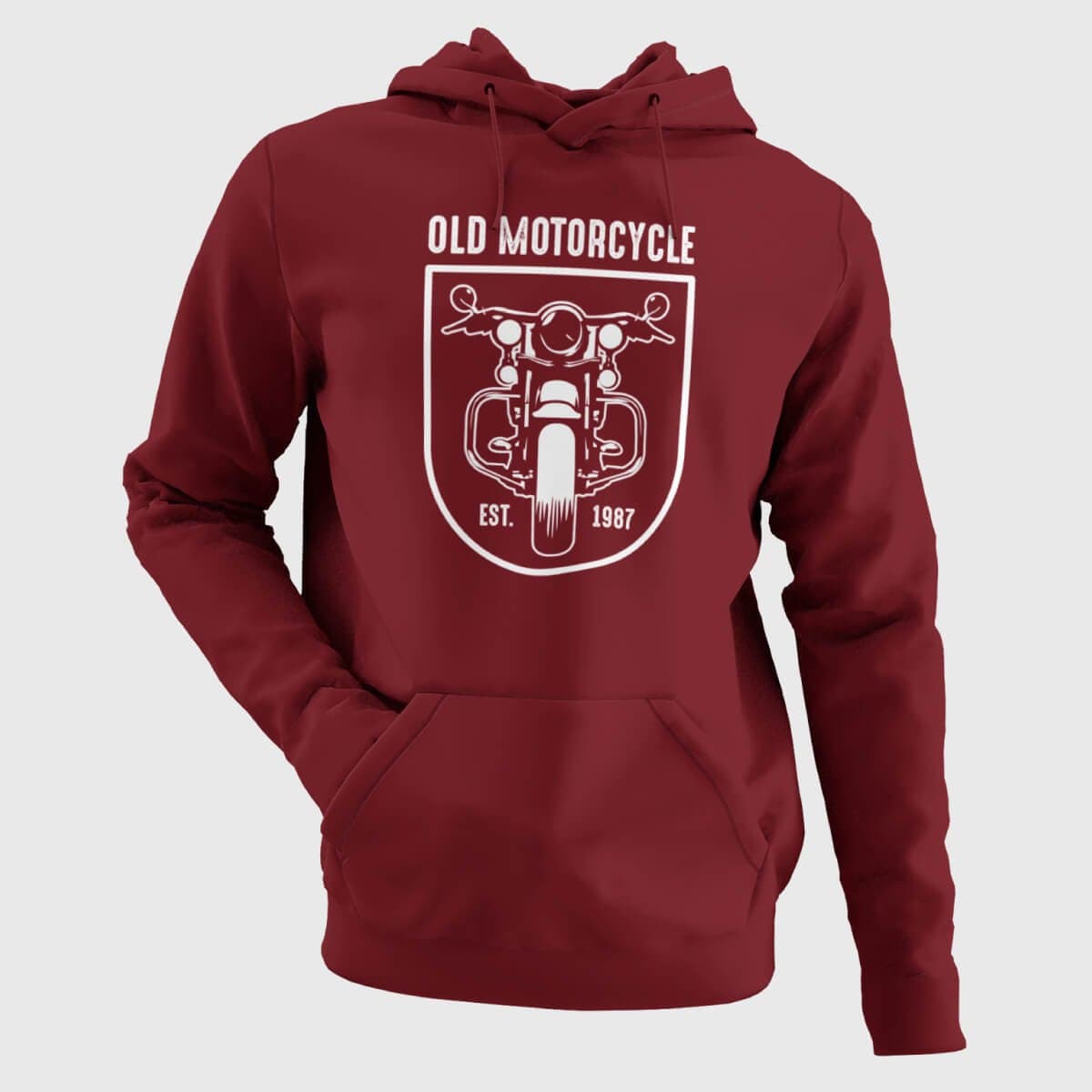 Old Motorcycle 1987 - Men's Hoodies - Image 2