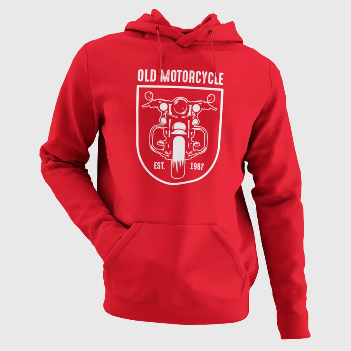 Old Motorcycle 1987 - Men's Hoodies - Image 3