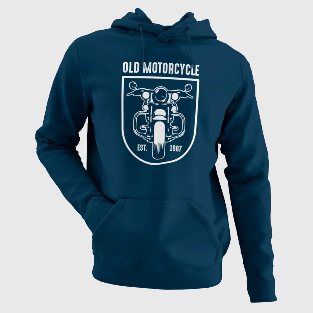 Old Motorcycle 1987 - Men's Hoodies - Image 5