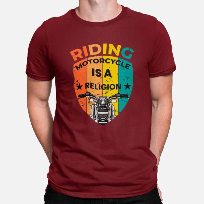 Riding is a Religion - Men's T-Shirts - Image 5