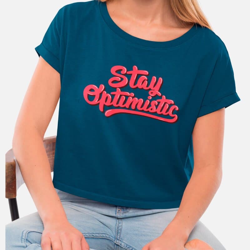 Stay Optimistic - Crop Top - Image 5