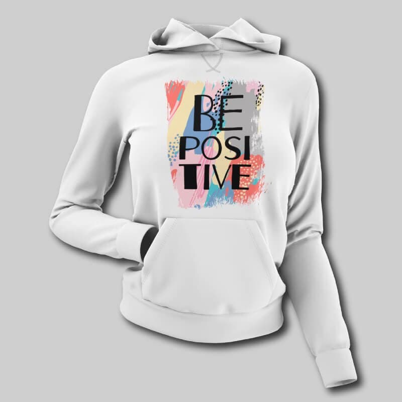 Be Positive - Women's Hoodies - Image 3