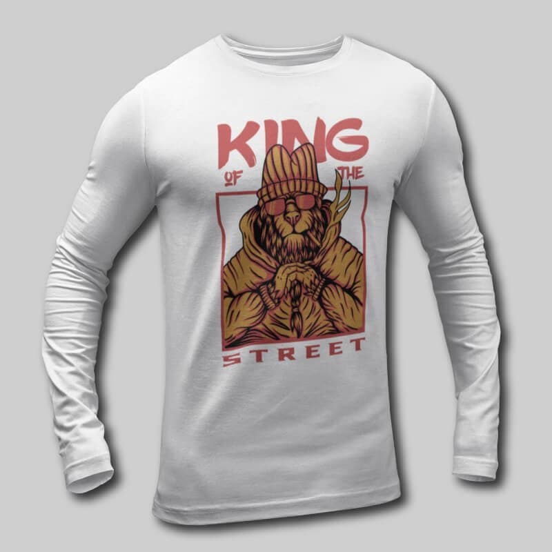 King Of The Street - Men's Long Sleeve T-Shirts