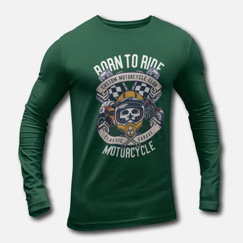 Born to Ride - Men's Long Sleeve T-Shirts - Image 5