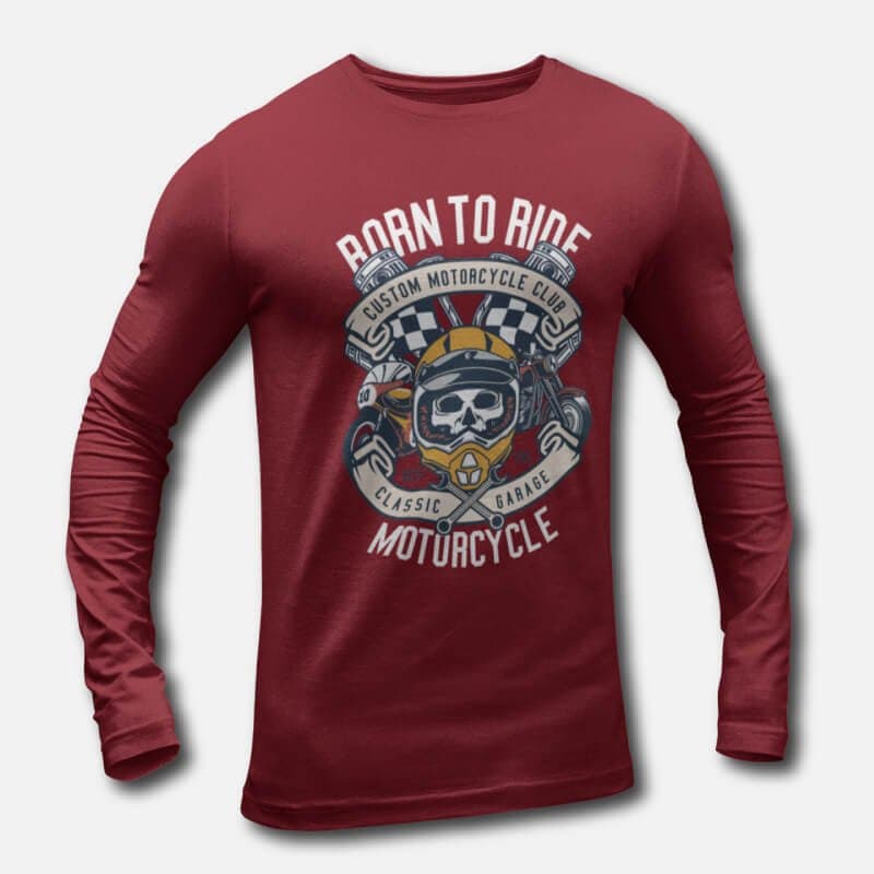 Born to Ride - Men's Long Sleeve T-Shirts