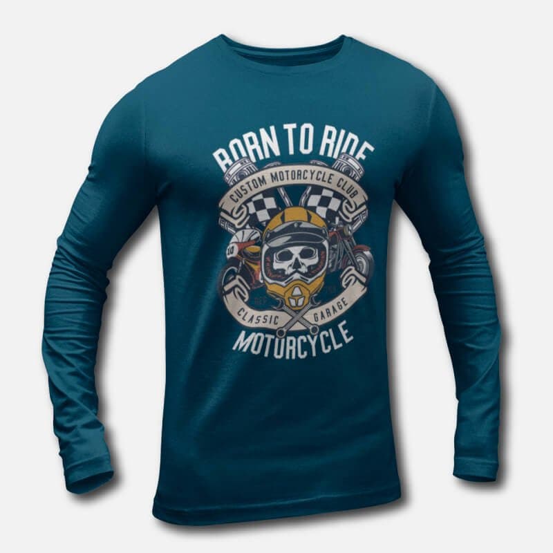Born to Ride - Men's Long Sleeve T-Shirts - Image 4