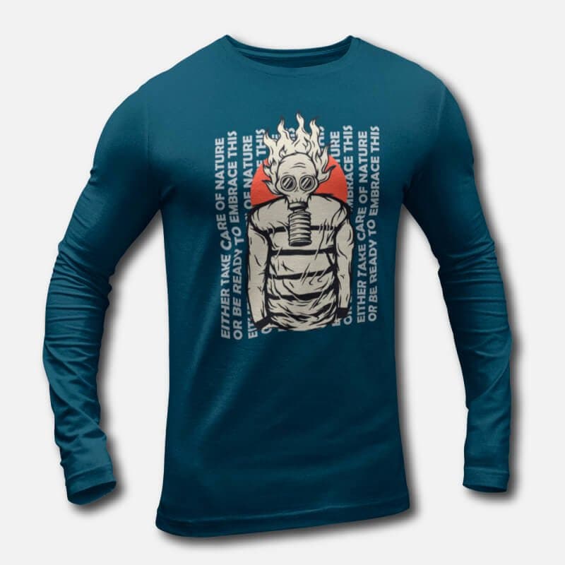 Care for Nature - Men's Long Sleeve T-Shirts - Image 5