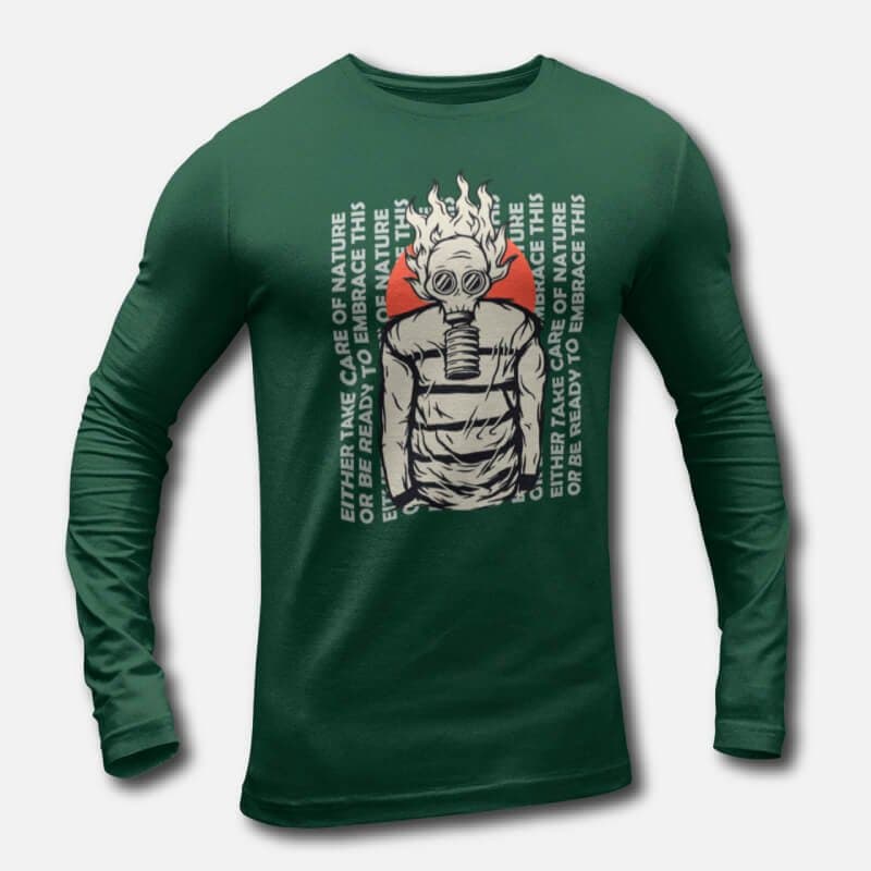 Care for Nature - Men's Long Sleeve T-Shirts - Image 4
