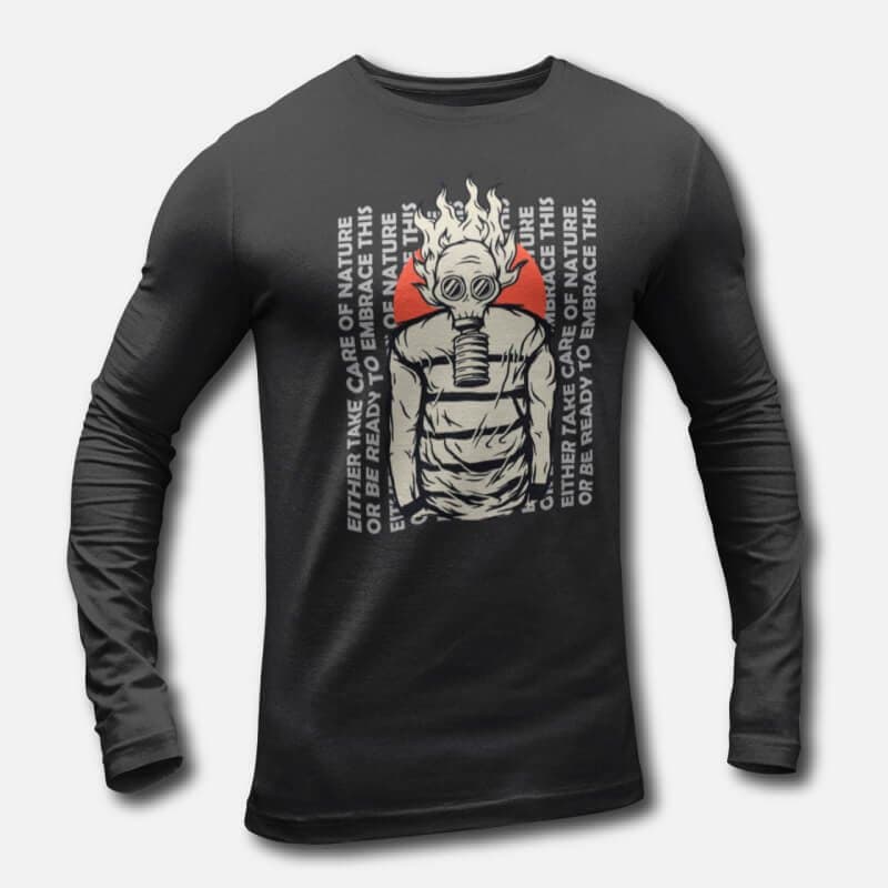 Care for Nature - Men's Long Sleeve T-Shirts - Image 2