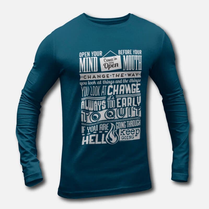 Chalkboard - Men's Long Sleeve T-Shirts - Image 4