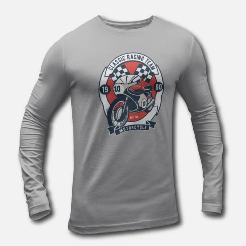 Classic Racing Team - Men's Long Sleeve T-Shirts - Image 4