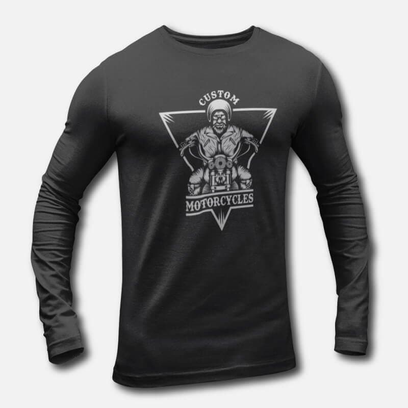 Custom Motorcycles - Men's Long Sleeve T-Shirts