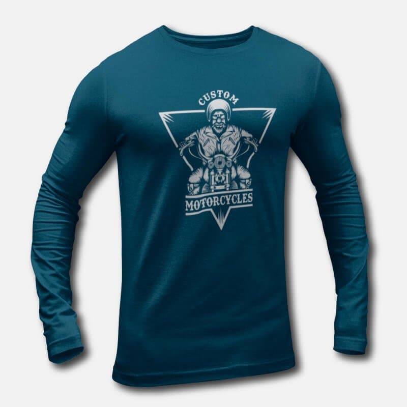 Custom Motorcycles - Men's Long Sleeve T-Shirts - Image 5