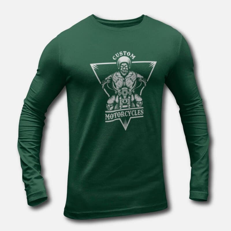 Custom Motorcycles - Men's Long Sleeve T-Shirts - Image 4
