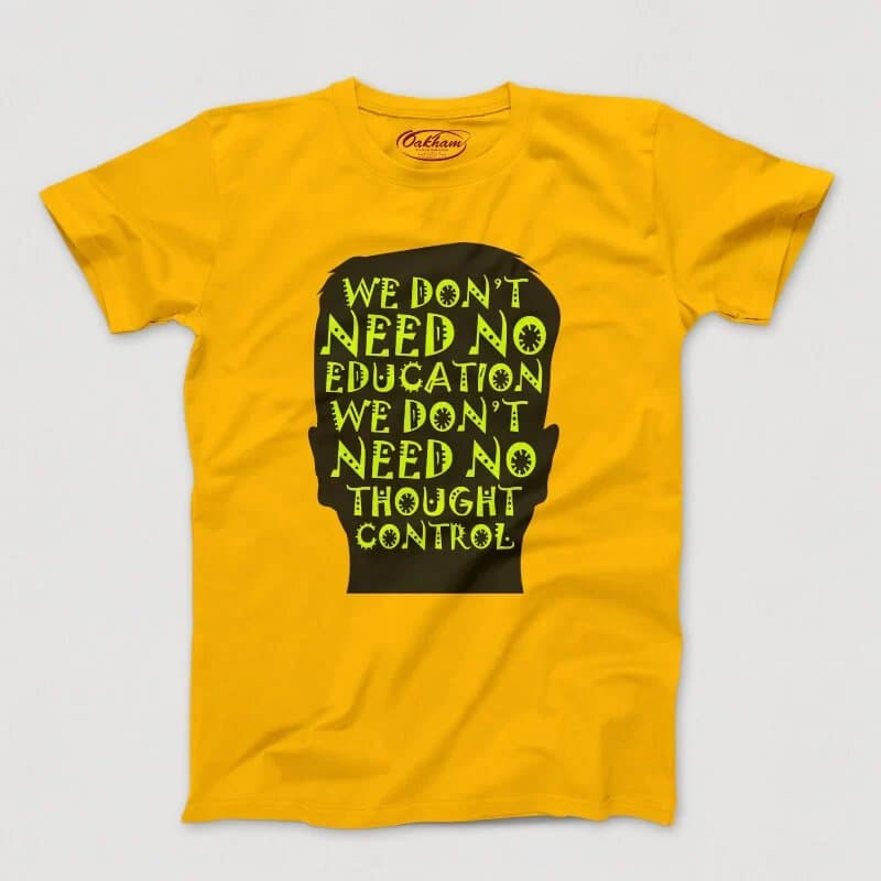 We Don't Need No Education - Men's T-Shirts - Image 3