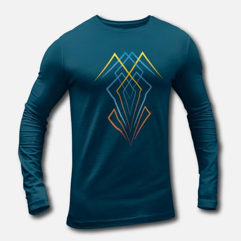 Hot Rod Pinstripes - Men's Long Sleeve T-Shirts - Image 5