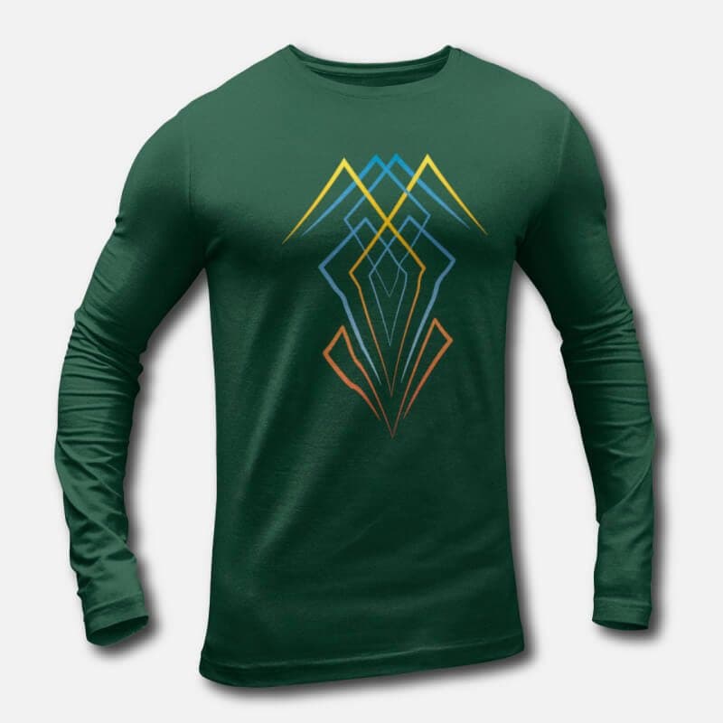 Hot Rod Pinstripes - Men's Long Sleeve T-Shirts - Image 4