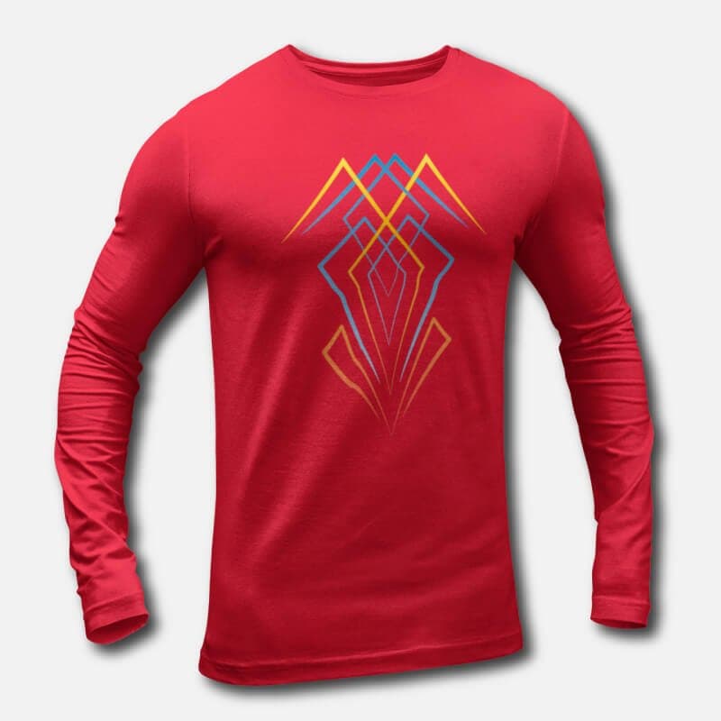 Hot Rod Pinstripes - Men's Long Sleeve T-Shirts - Image 3