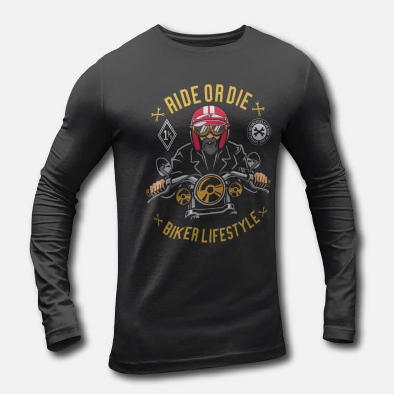 Ride or Die - Men's Long Sleeve T-Shirts