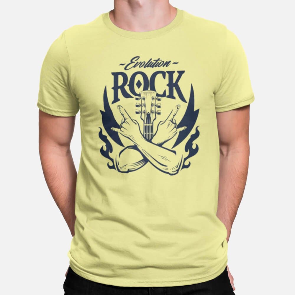 Rock Evolution - Men's T-Shirts - Image 2