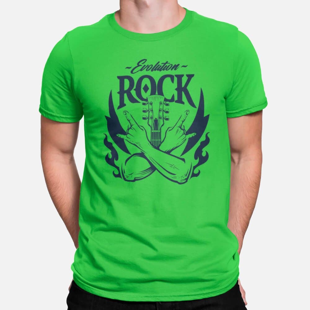 Rock Evolution - Men's T-Shirts - Image 6