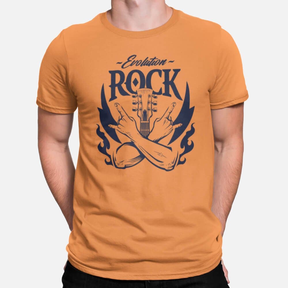 Rock Evolution - Men's T-Shirts - Image 4