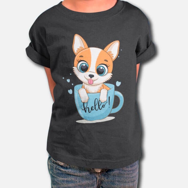 Cute Dog - Kid's T-Shirts