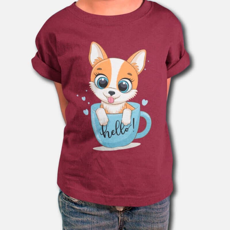 Cute Dog - Kid's T-Shirts - Image 5