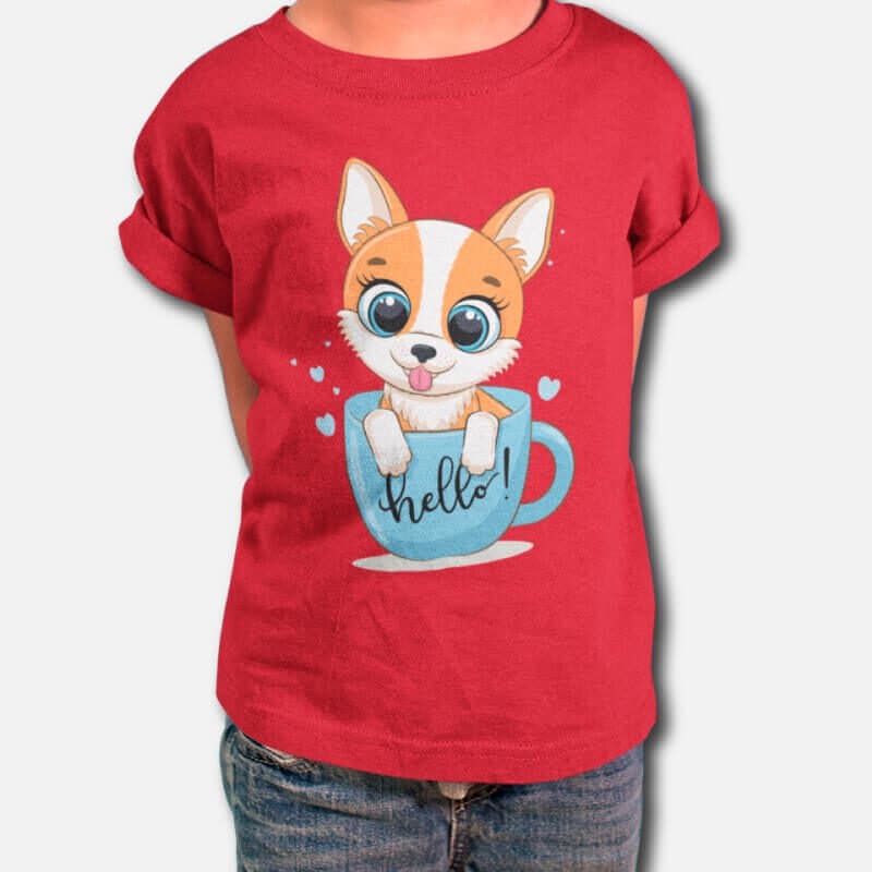 Cute Dog - Kid's T-Shirts - Image 4