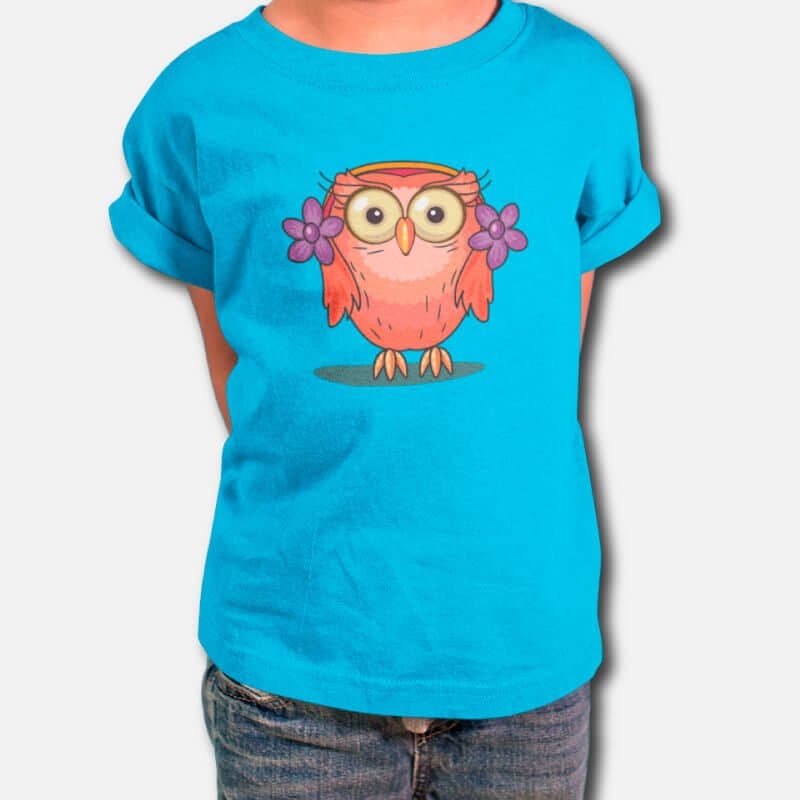 Owl - Kid's T-shirts - Image 4
