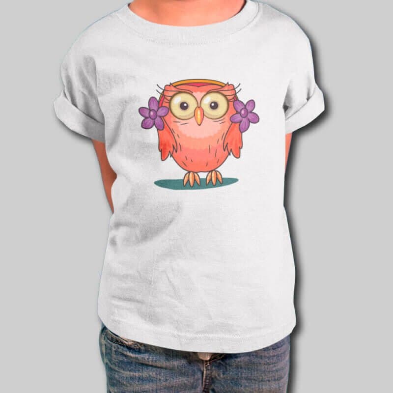 Owl - Kid's T-shirts - Image 3