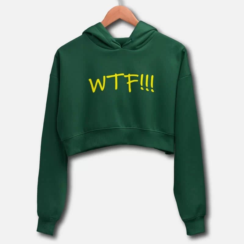 WTF! - Crop Hoodies - Image 5