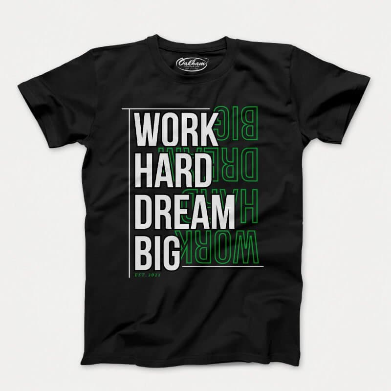 Work Hard Dream Big - Men's T-Shirts