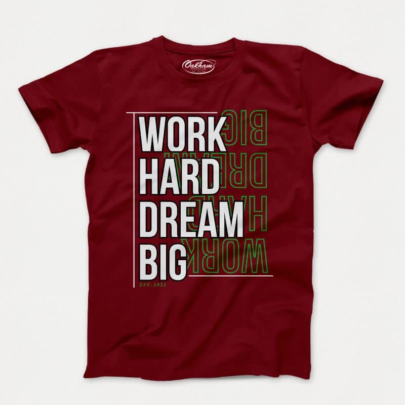 Work Hard Dream Big - Men's T-Shirts - Image 4