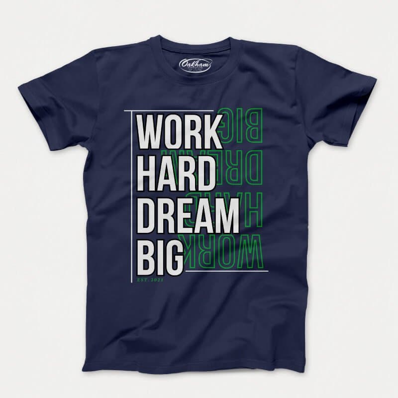 Work Hard Dream Big - Men's T-Shirts - Image 3
