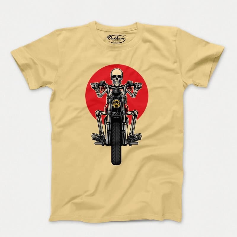 Skull Rider - Graphic Printed T-Shirts For Men - Image 4