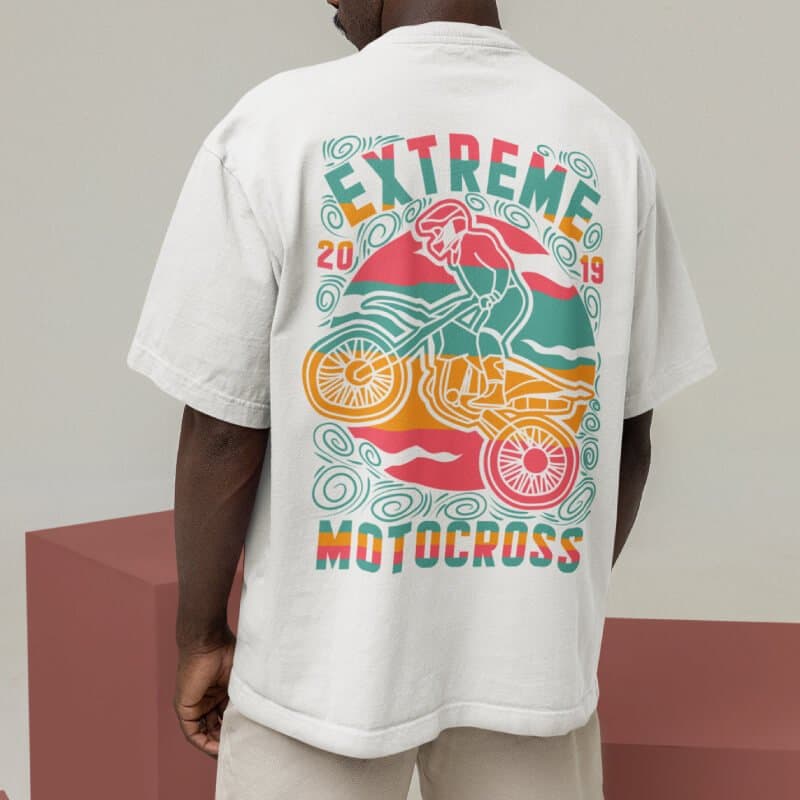 Extreme Motocross – Oversized T-Shirt - Image 2