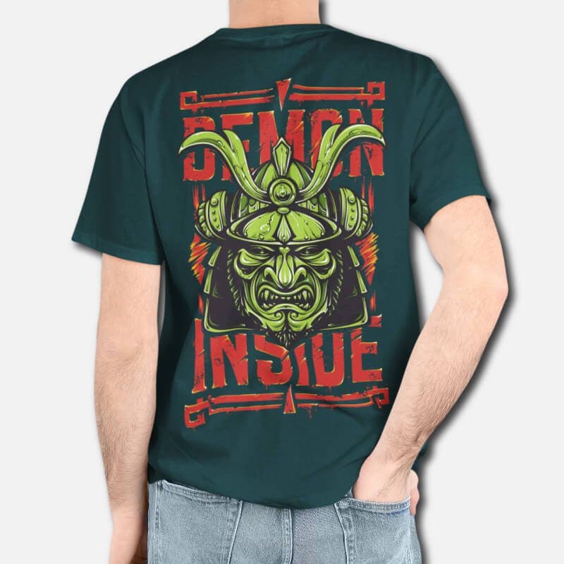 Demon Inside - Graphic Printed T-Shirts For Men - Image 3