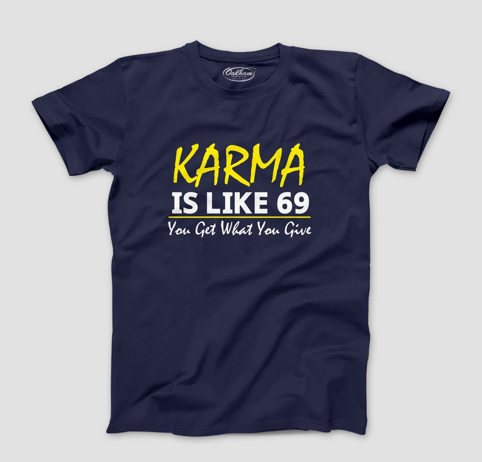 Karma is Like 69 - Men's T-Shirts - Image 4